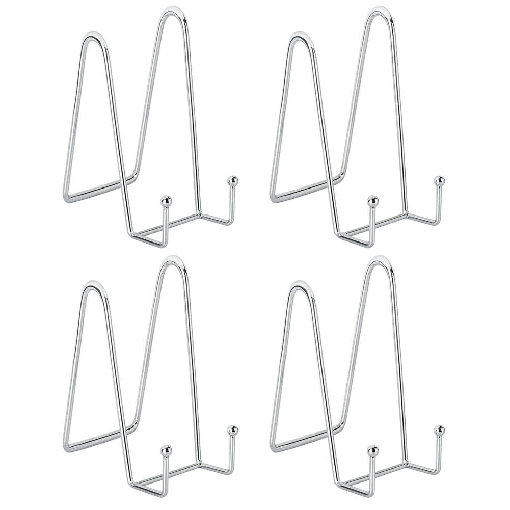 US 4-8 Pcs Metal Frame Holder Display Stands for Picture,Plate,Book,Photo Easel