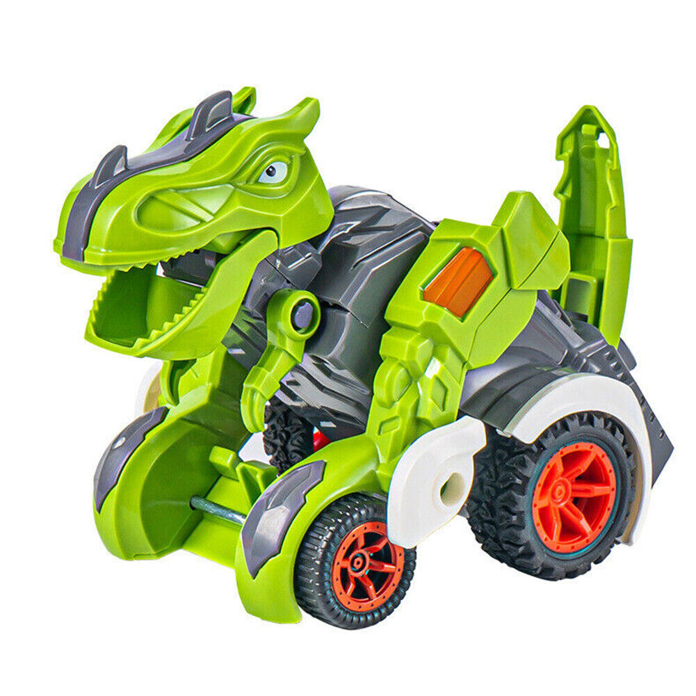 US 1-2 Pcs Transforming Dinosaur Toy 3+ Year Old Boys Deformation Car Kids Gifts