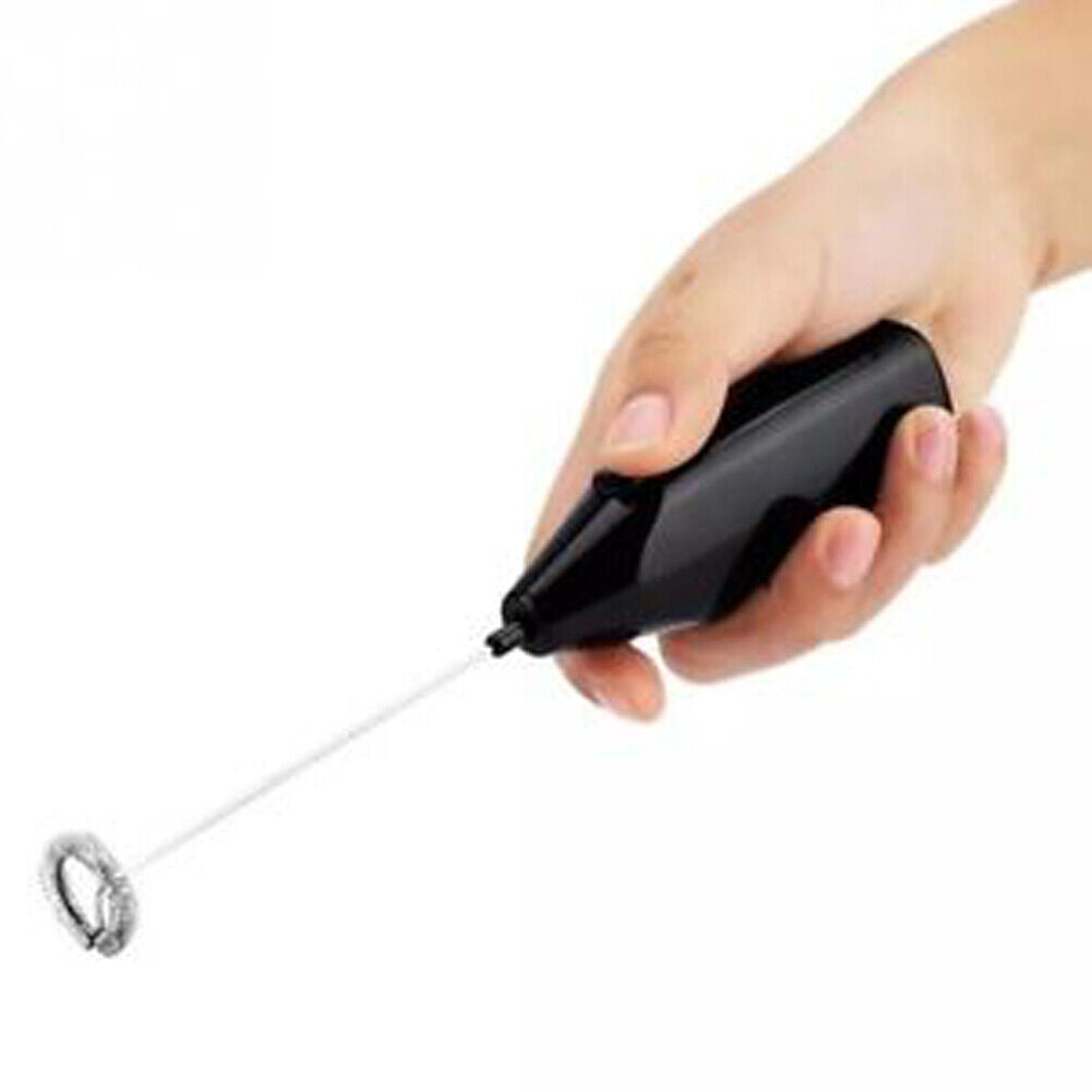 US 3-6 Handheld Electric Eggbeater Milk Foamer Drink Whisk Coffee Mixer Stirrer