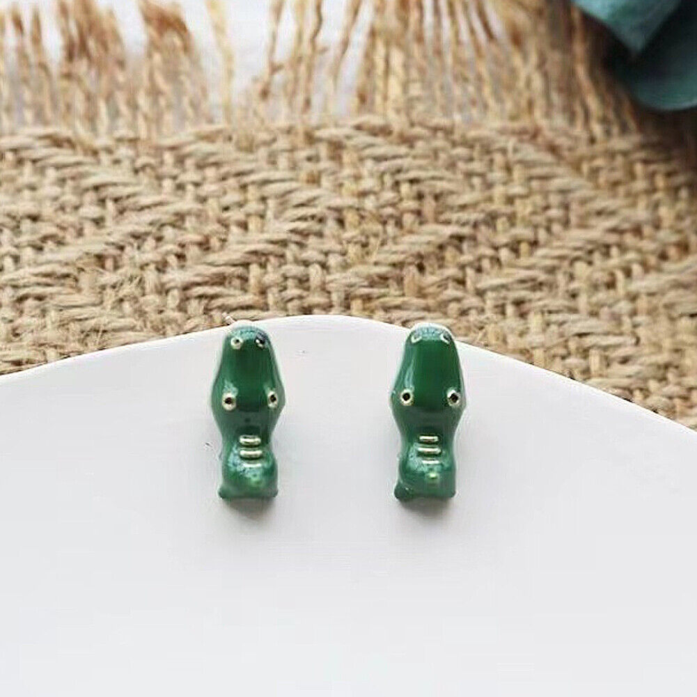 US 1~2 Pairs Cute Animal Bite-Earring Handmade Polymer Clay-Cute Stud Earrings