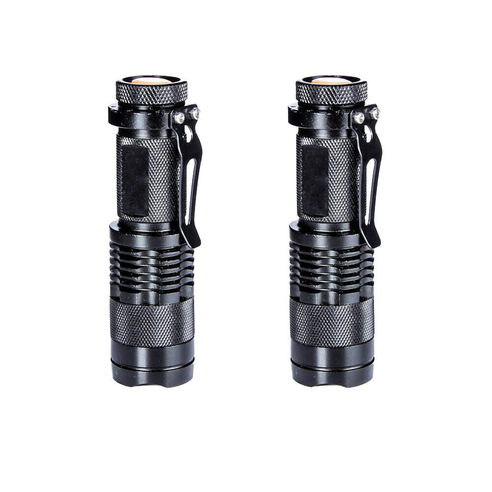 US 2-4 Pack Bicycle Head Light 10000lm LED Cycling Bike Flashlight w/ Mount Clip