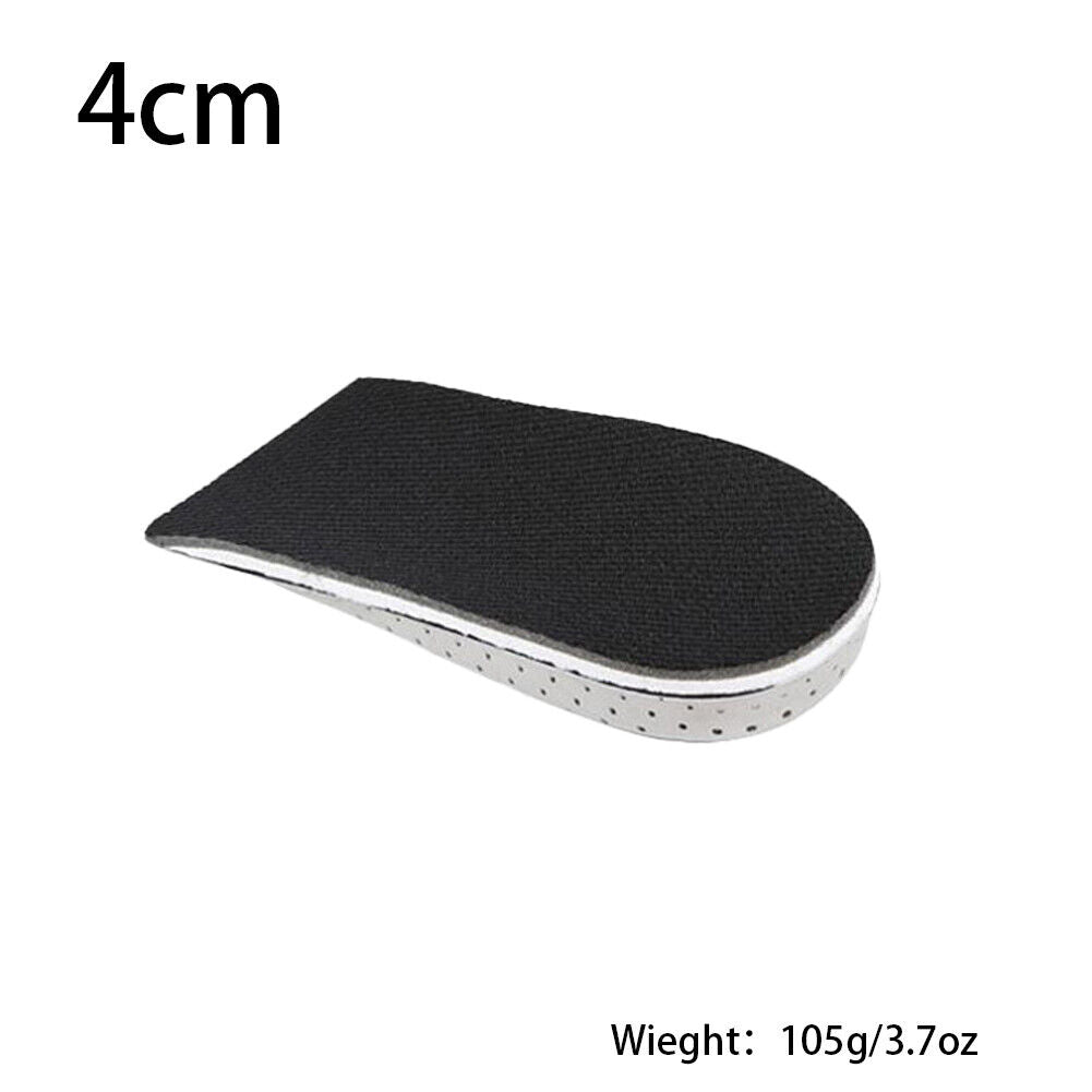 US 2-4 Pairs Men Women Invisible Height Increase Insoles Heel Lift Taller Pad