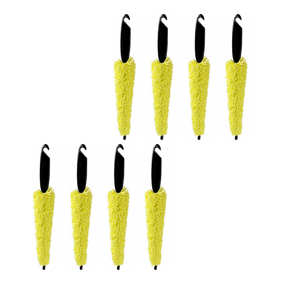 US 4-8 Pc Car Detailing Cleaning Brush Tire Rim Washing Scrub Wheel Cleaner Tool