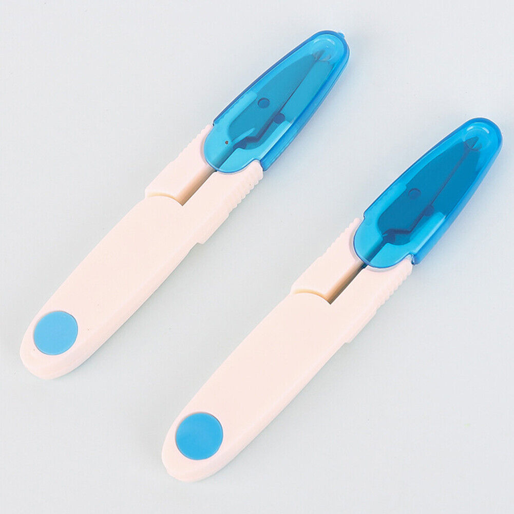 US 4-8 Pack Embroidery Sewing Snips Thread Cutter Cover Scissors Thrum Yarn