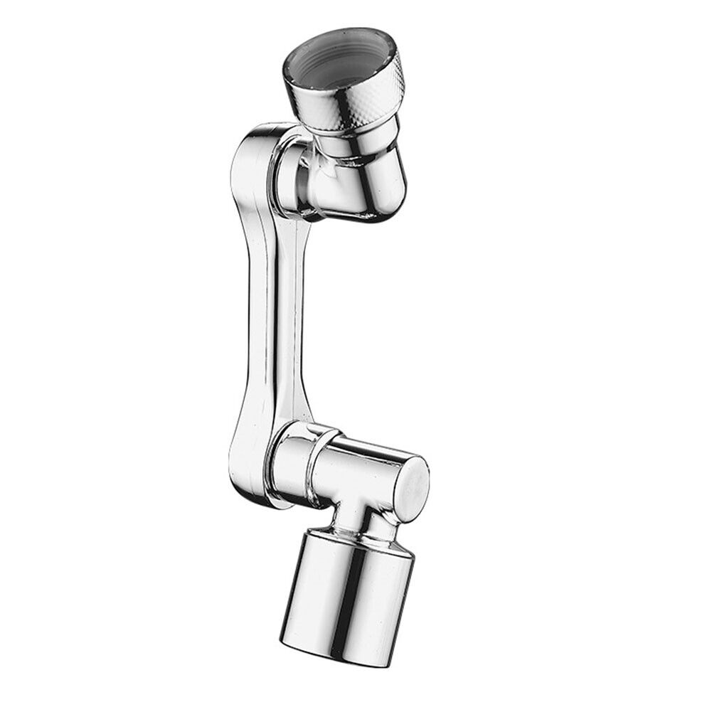 US 1-2Pc 1080° Rotating Faucet Aerator Universal Splash Spray Tap Extension Head