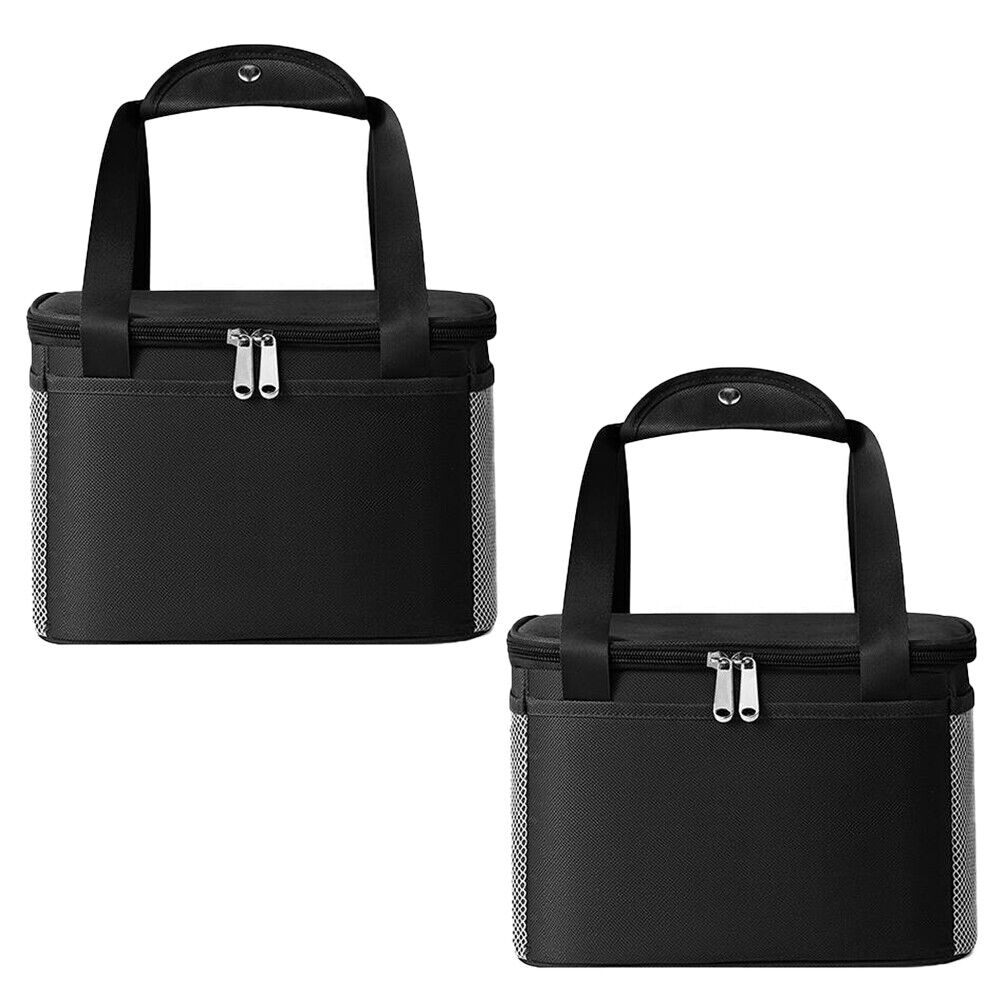 US 1-2 Pack Insulated Lunch Bag Box for Work School Men Women Kids Leakproof