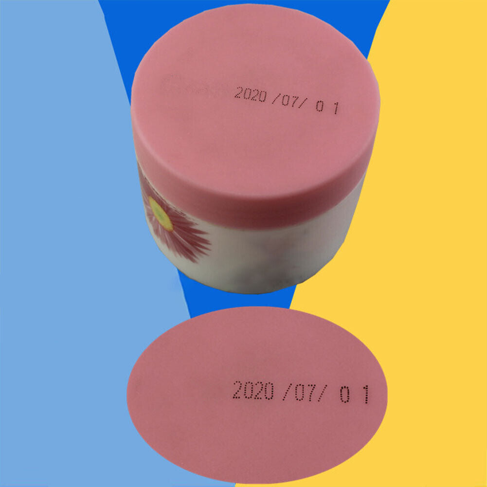 US 1-2 Pack Self Inking Rubber Date Office Stamp Handheld Date Stamp Plastic Bag