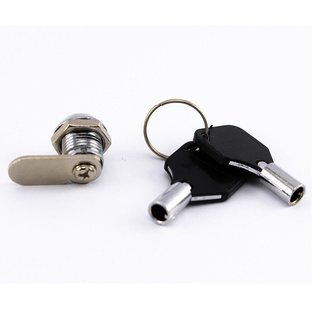 US 4Pc Tubular Cam Lock 1"Cabinet Toolbox Safe Drawer RV Lock Camper Replacement