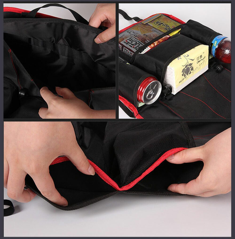 Multi-Pocket Car Seat Back Hanging Holder Storage Bag Organizer, 23" x 14"