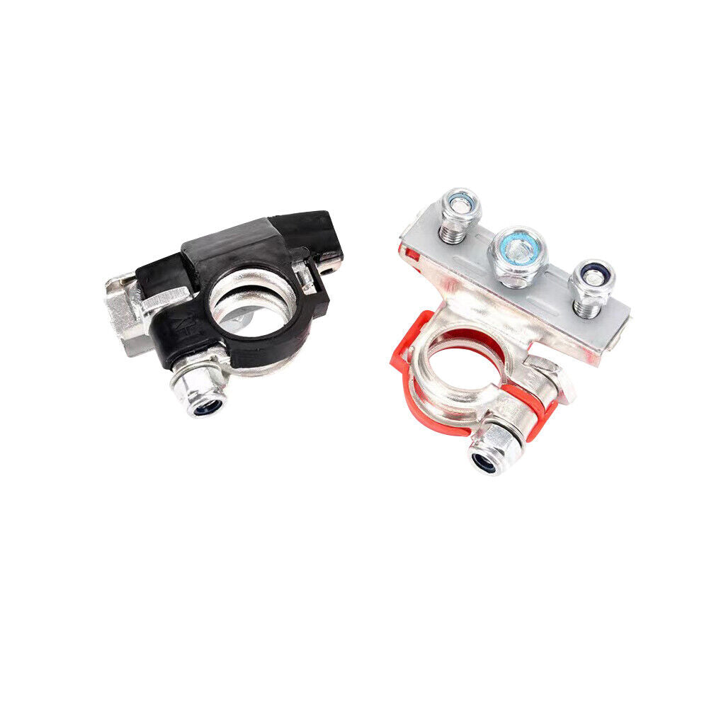 US 2-4 Pack Battery Terminal Connectors 3 Way Top Post Battery Ends Copper Plate