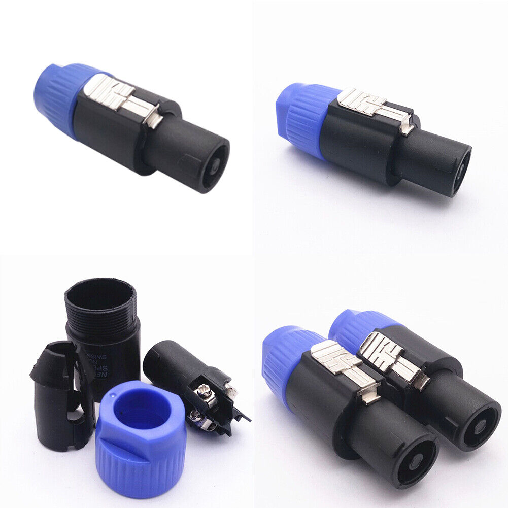 US 10-20 Pcs Speakon Male Connector 4-Pole Plug For Audio Speaker Loudspeaker