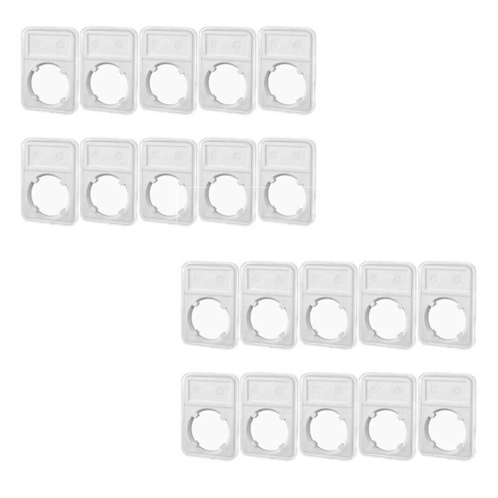 US 10-20 Pc 38mm Coin Slab Display Storage Morgan/Peace/Ike Silver Dollar Holder