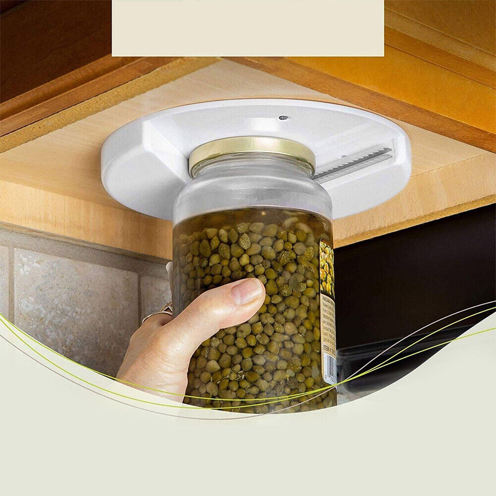 US 2-4 Pack Jar Round Opener Weak Single Hand Under Cabinet Lid Opener Senior