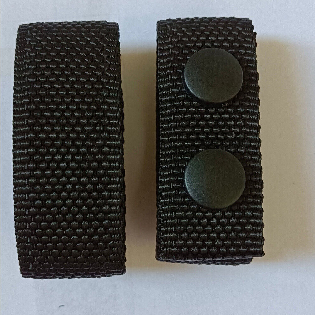 US 12-24 Pack Double Snap Belt Keeper Tactical Belt Security Police Belt Fixing