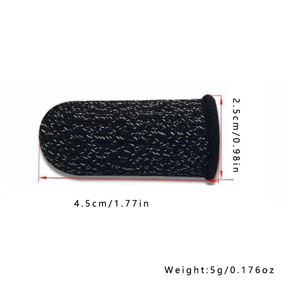 US 5-10 Paris Gaming phones Finger Sleeves Breathable Anti Sweat Ultra Sensitive