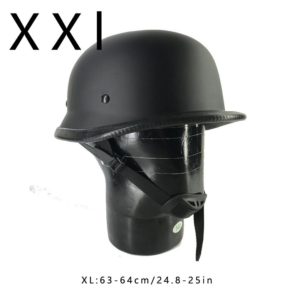 US German Style Novelty Shorty Helmet Motorcycle Half Helmet S/M/L Half Cap