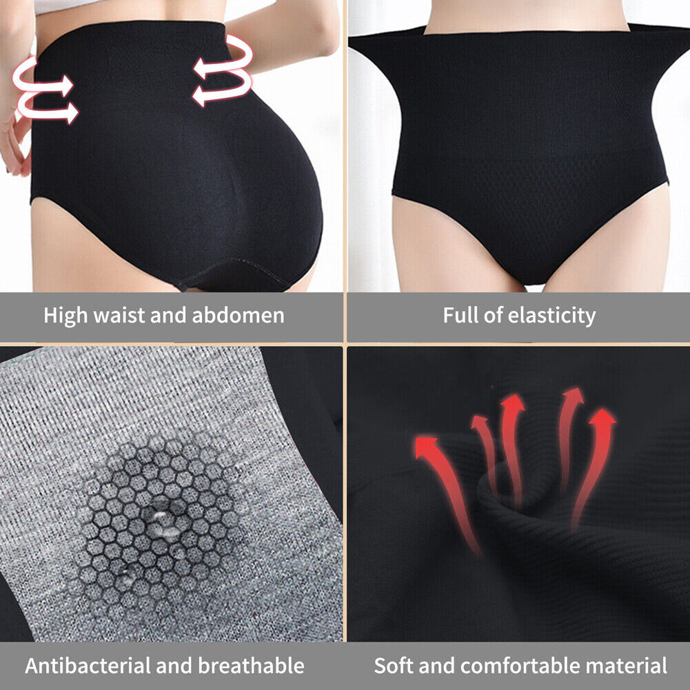 US 3-6Pc Sexy Panty High Waist Butt Lifter Body Shaper Tummy Shapewear Underwear
