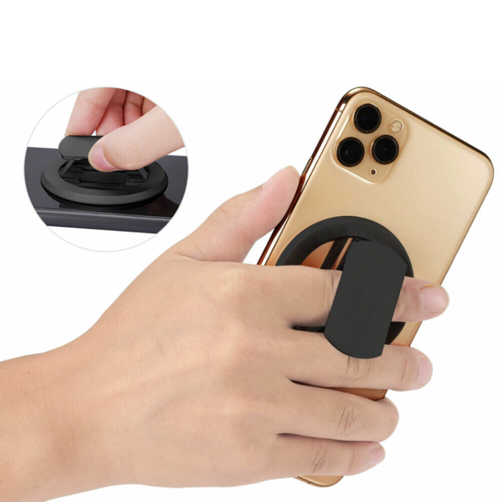 US 2-4 Pcs Phone Ring Holder 360 Degree Rotation Finger Stand Car Magnetic Mount
