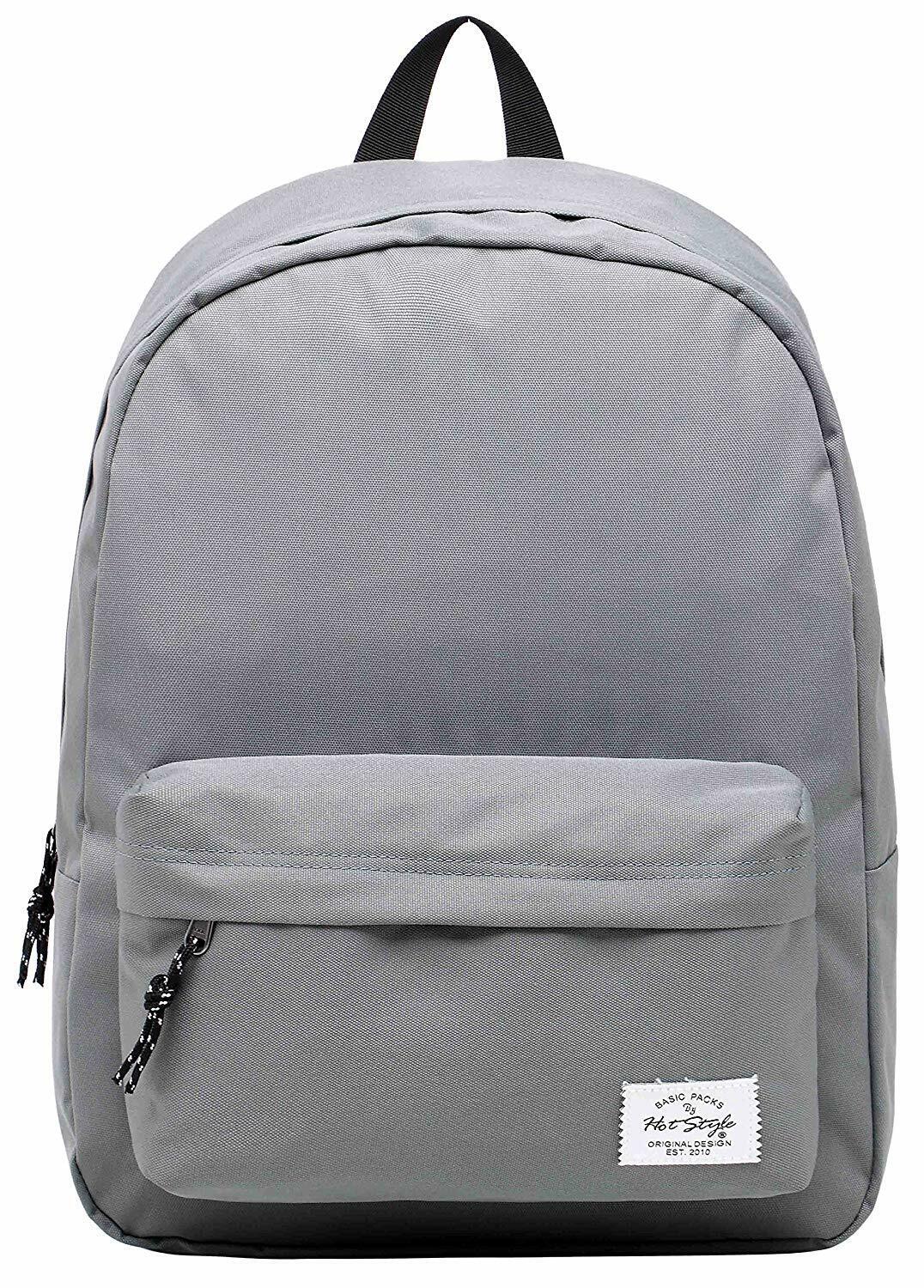 SIMPLAY Classic School Backpack Bookbag, 17"x12.5"x5",Assorted Colors and Prints