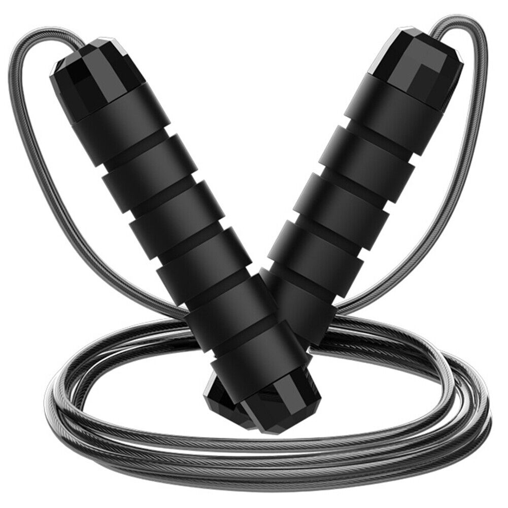 US 4-8 Pack Jump Rope Aerobic Exercise Boxing Skipping Adjustable Bearing Speed