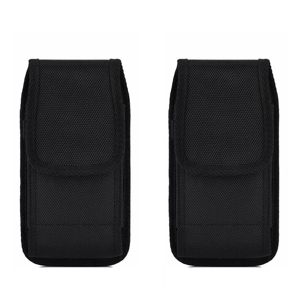 US 1-2 Pcs Blocking Cell Phone Holster for iPhone Vertical Wallet Belt Clip Case
