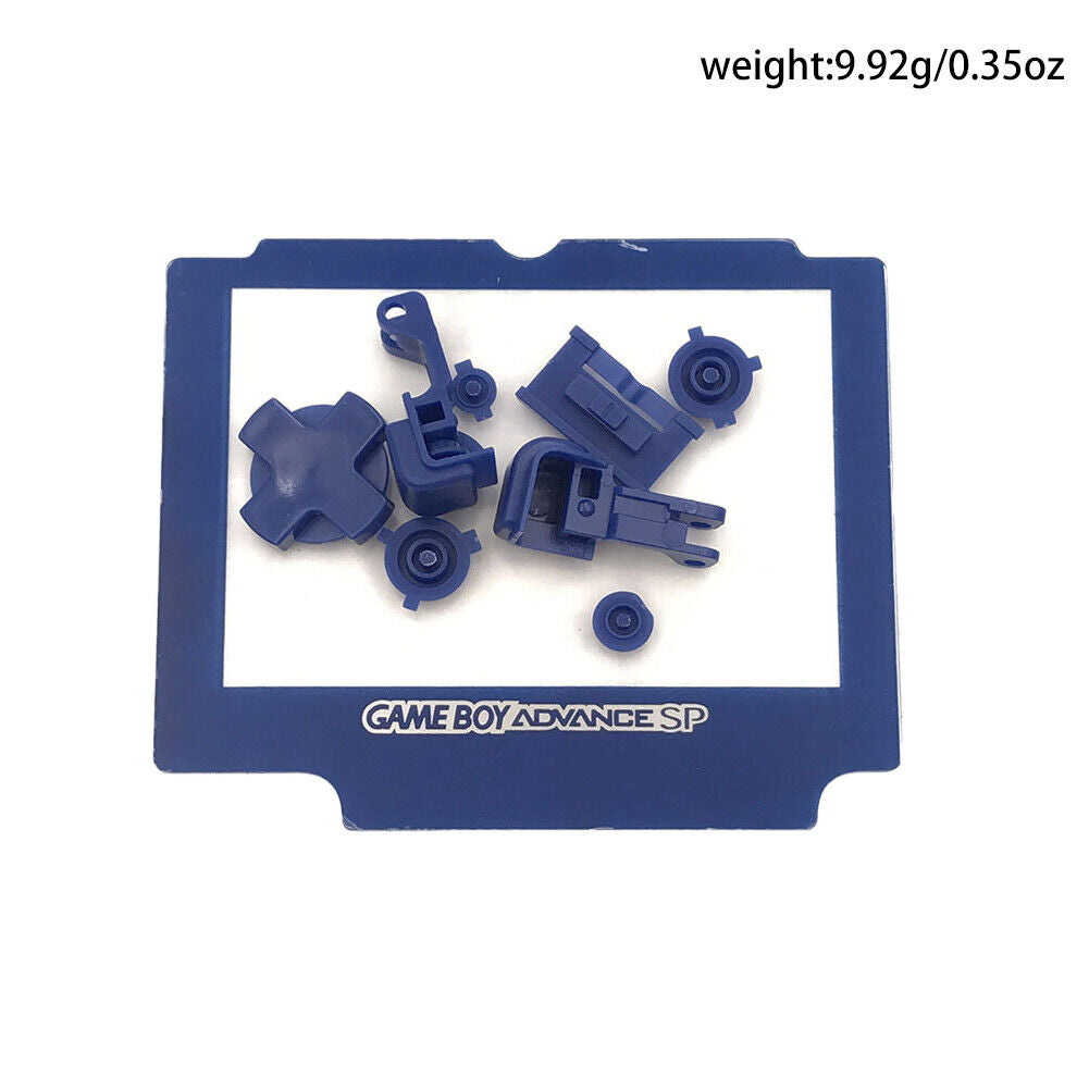 US Replacement Full Set Buttons for Gameboy Advance SP GBA SP Dpad Keys