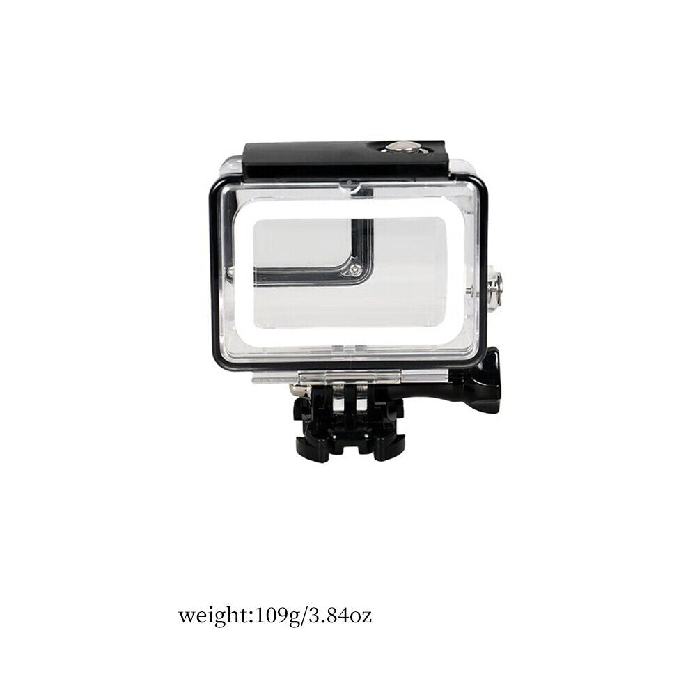 US 1-2Pc GoPro HERO5, HERO6, HERO7 Waterproof Housing Case Protective 45M Dive