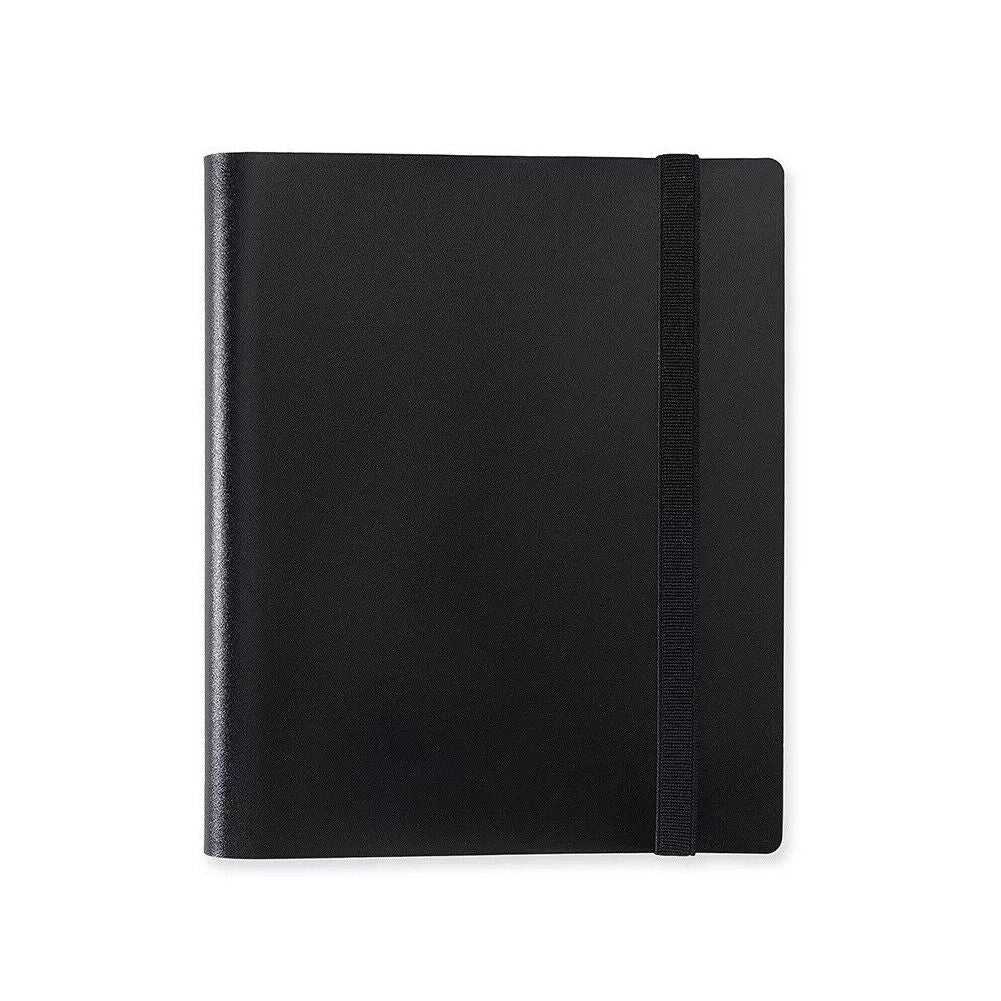 US 360 Card Pocket Binder with Elastic 9 Pocket Trading Cards Album Folder, Blac