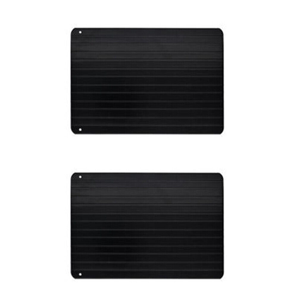 US 1-2 Pc Fast Defrosting Tray Rapid Thawing Board Safe Defrost Meat Frozen Food