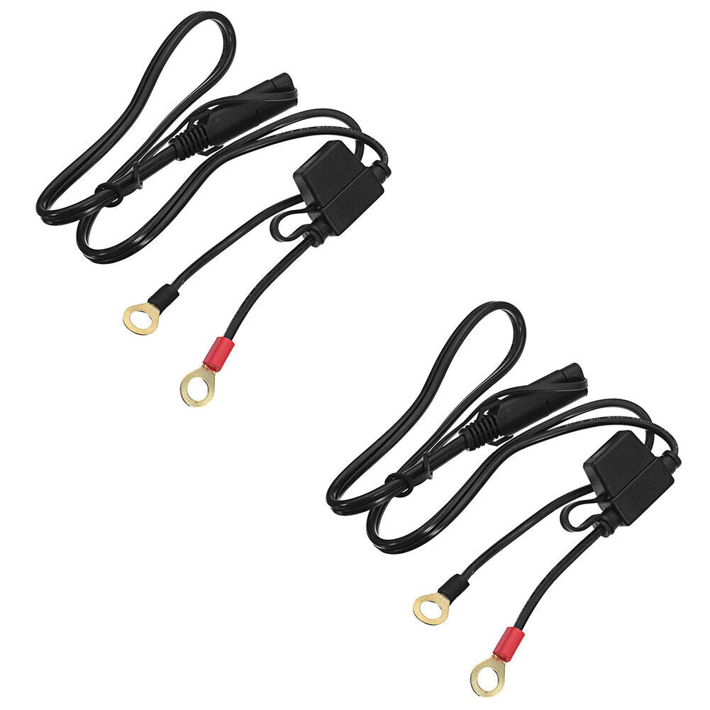 US 1-2 Pc Ring Terminal Harness Accessory Cable Terminal Adapter