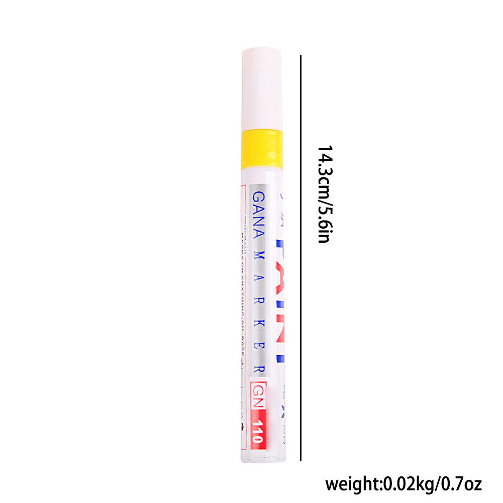 US 3-6 Pc Multiuse Tire Tread Rubber Metal Waterproof Permanent Paint Marker Pen