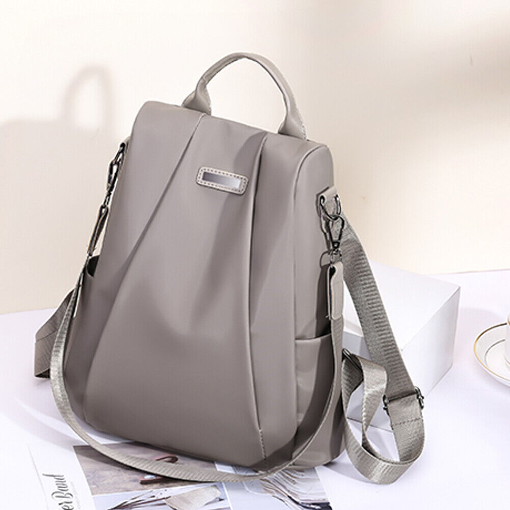 US 1-2 Pack Women Anti-Theft Backpack Waterproof Rucksack Ladies School Travel