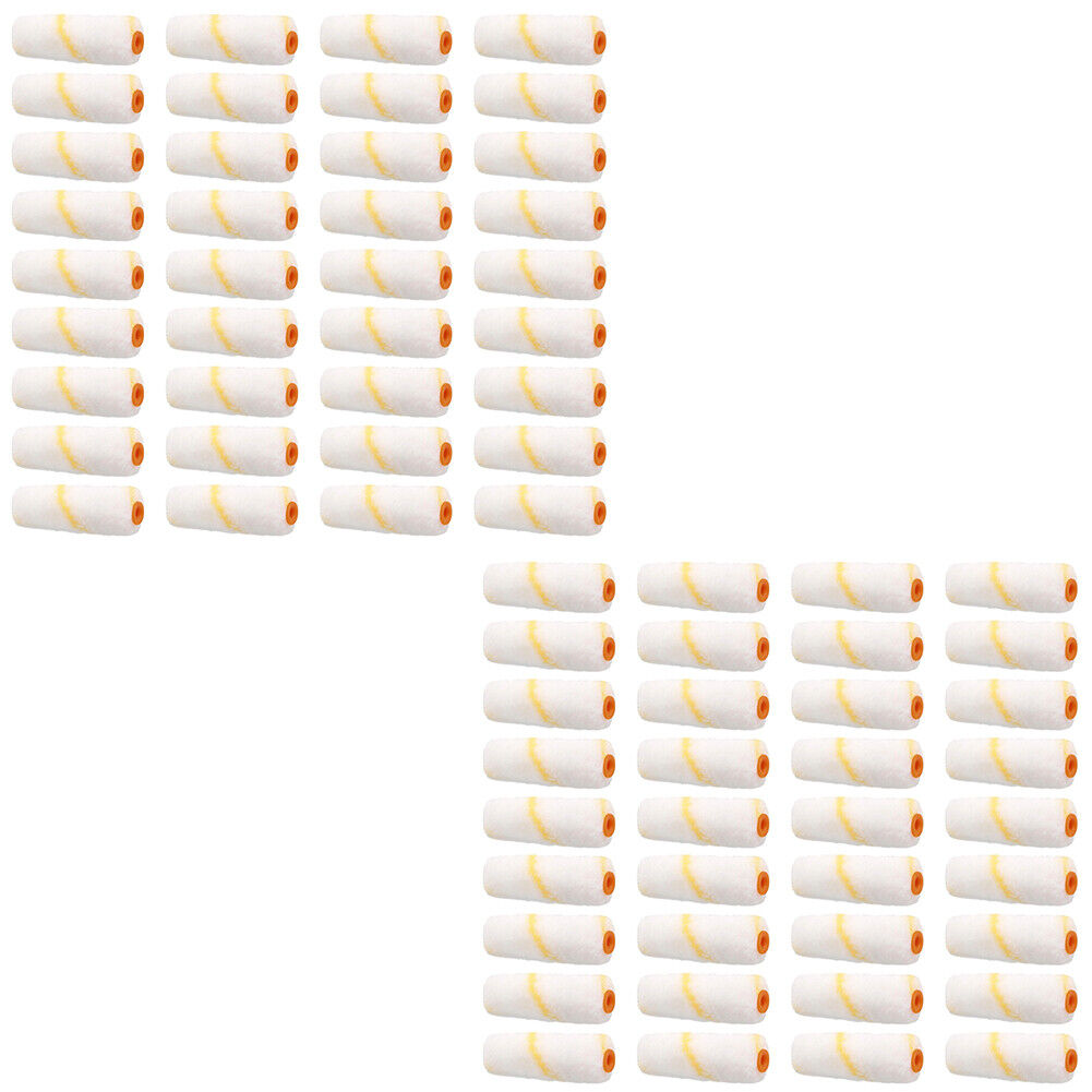 US 36-72 Pc Mini Paint Roller Covers, Painting Supplies Roller Paint Brush 4"