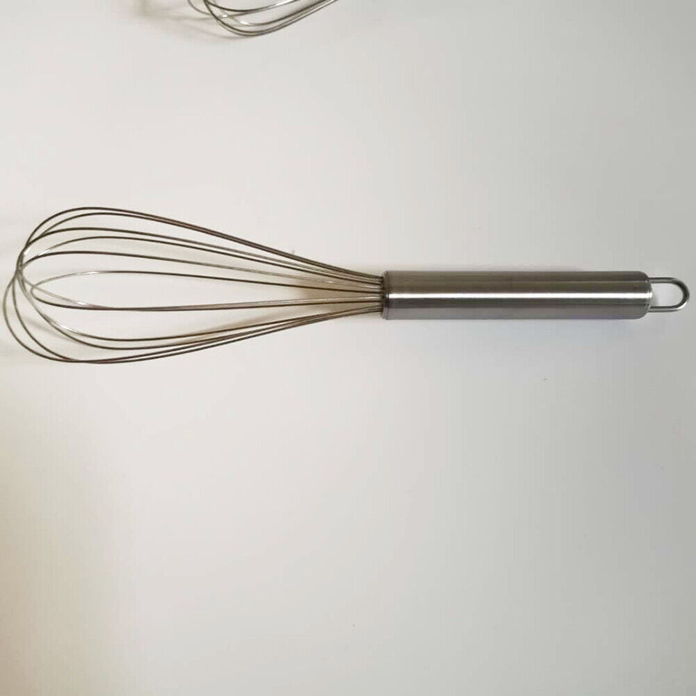 US 3-6 Pcs STAINLESS STEEL BALLOON WIRE WHISK WHIP MIX STIR BEAT 8/10/12 inch