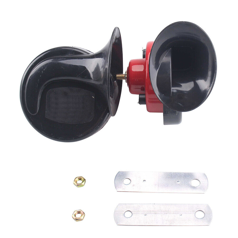 US 1-2 Pairs 12V 300DB Super Loud Train Air Horn Waterproof Motorcycle Car Boat