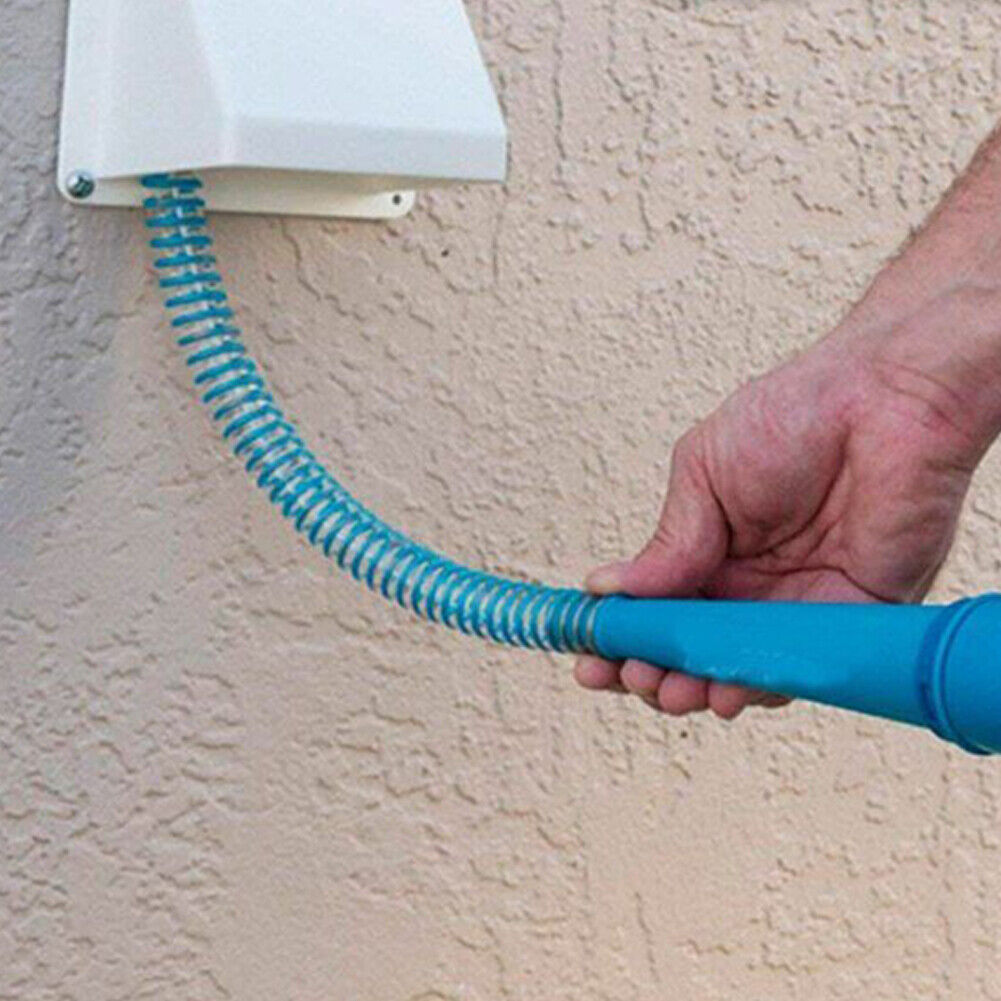 US 1-2 Pc Dryer Vent Cleaner Kit Vacuum Hose Attachment Brush Lint Remover Power