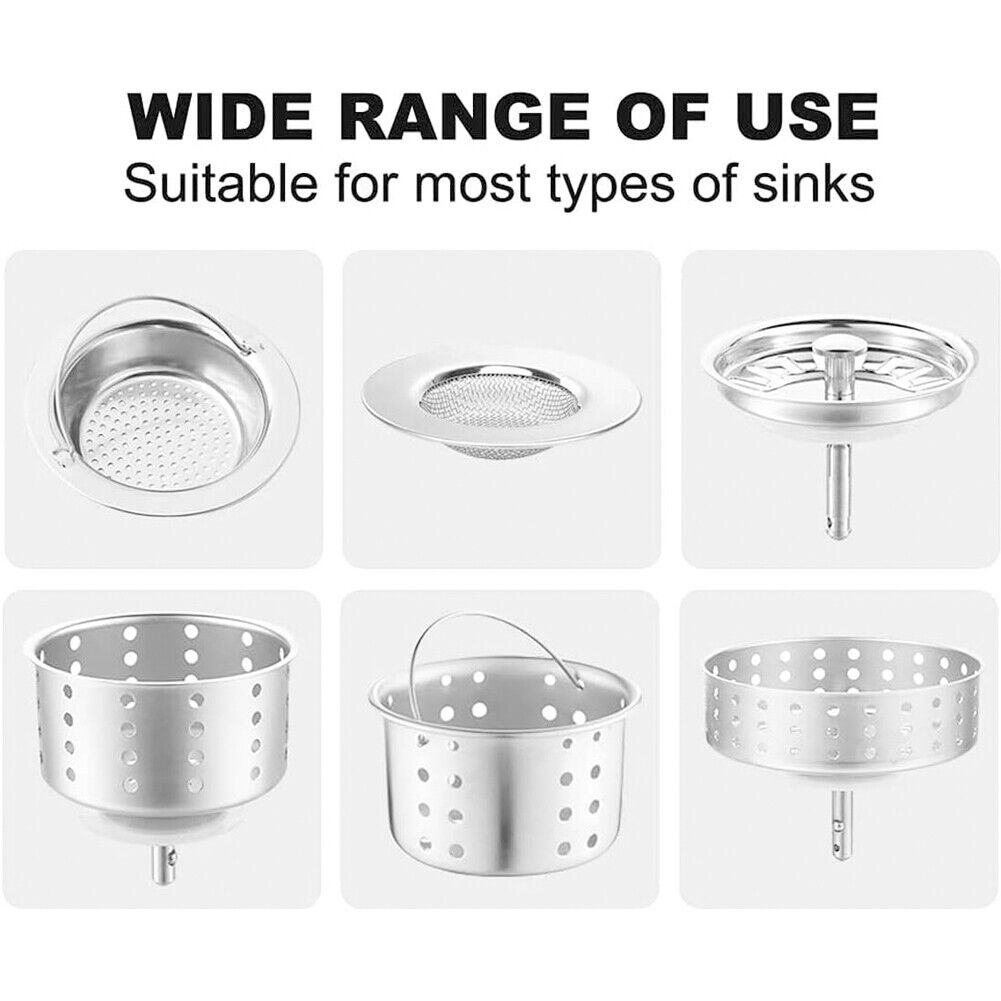 US 200~400 Pack Disposable Mesh Sink Strainer Bag Kitchen Sink Strainer Mesh Bag