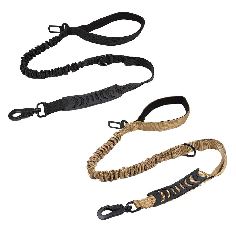 US 2-4 Pc Leash Tactical K9 Large Dog Heavy Duty Coupler Retractable Nylon Rope