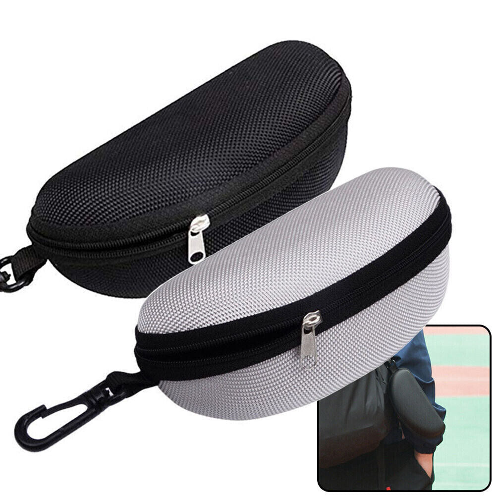 US 4-8 Pack Portable Waterproof Sunglasses Eyeglasses Case Zipper Hard Shell Box