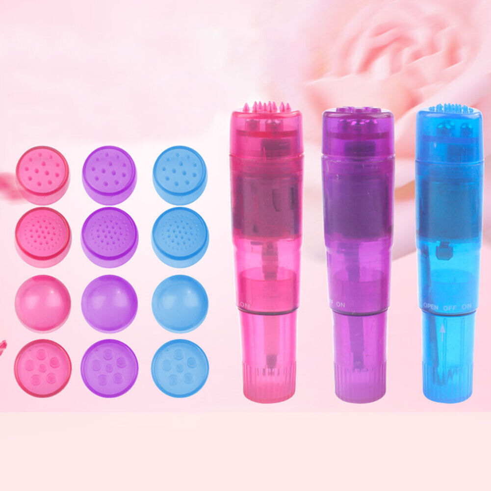 US 1-2 Mini Pocket Massager Vibrator Wand Face Scalp Head Neck Eye Back Wireless