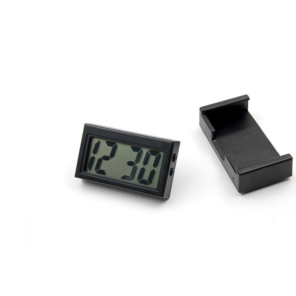 US 2-4 Pack Car Dashboard Digital Clock Mini Automotive Stick Watch Day Display