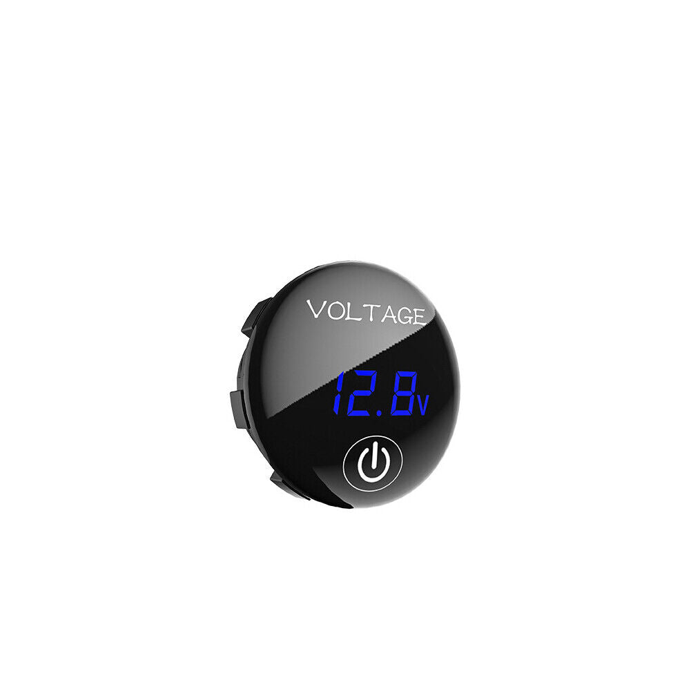 US 2-4 Pcs DC 12V-24V Car Motorcycle LED Digital Voltage Meter Display Voltmeter
