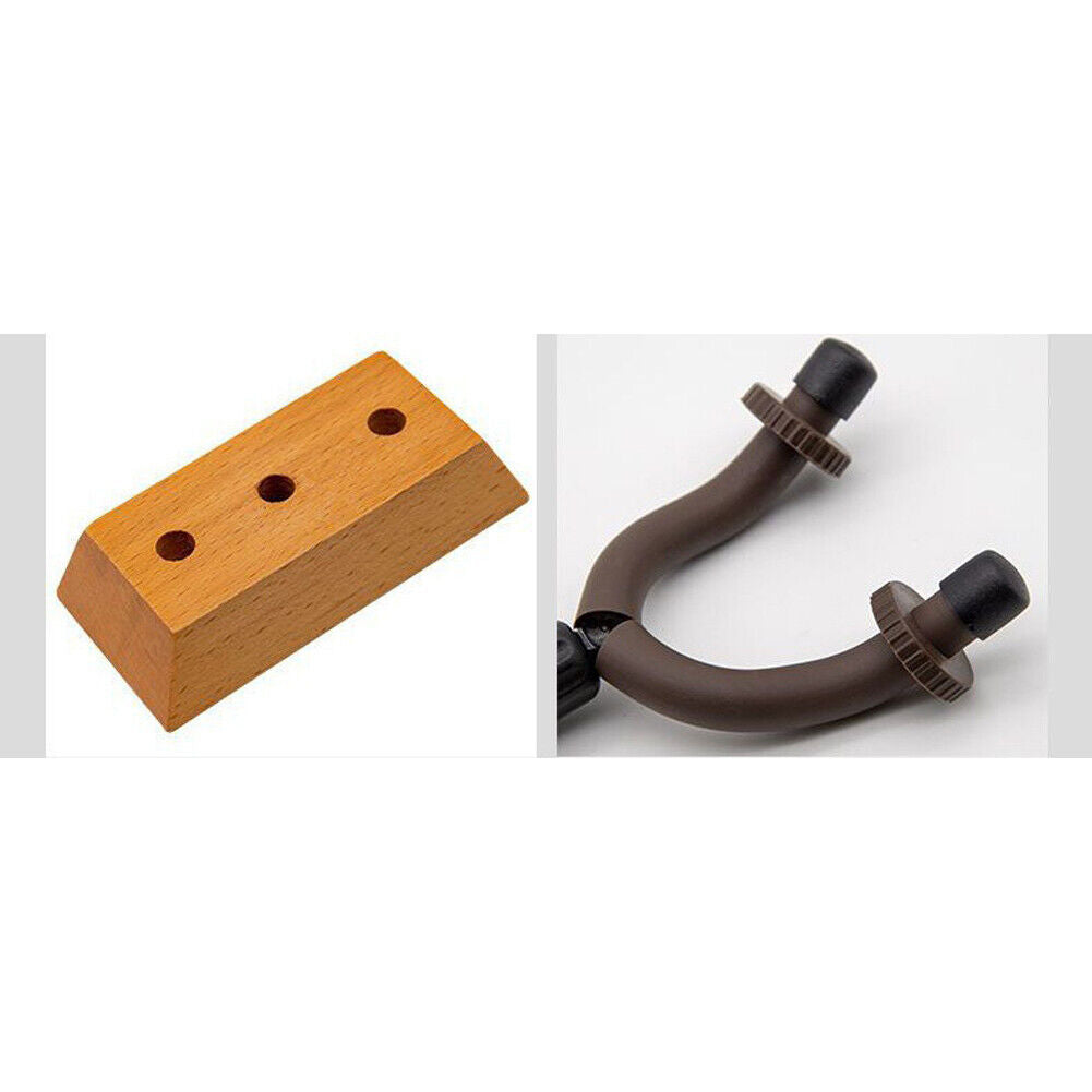 US 2-4 Pc Guitar Hanger Holder Stand Arm Rack Hook Wall Mount Instrument Display