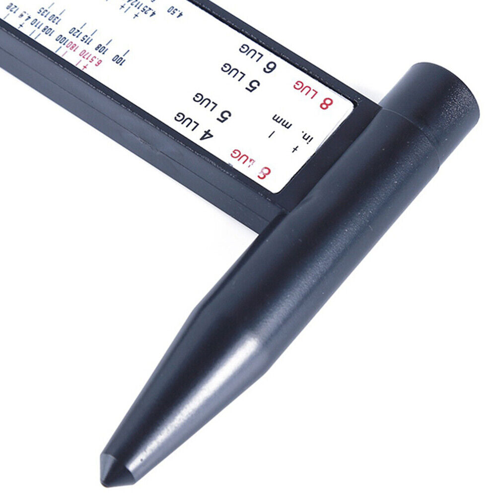 US Wheel Bolt Pattern Gauge Tool 4 5 6 8 Lug Pattern Measure Slide Hand Held