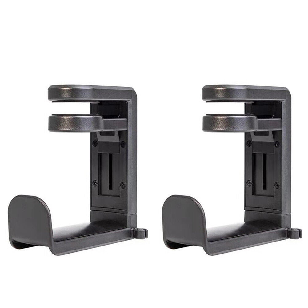 US 2-4 Pcs Gaming Headset Headphone Hook Holder Hanger Mount Adjustable Rotating