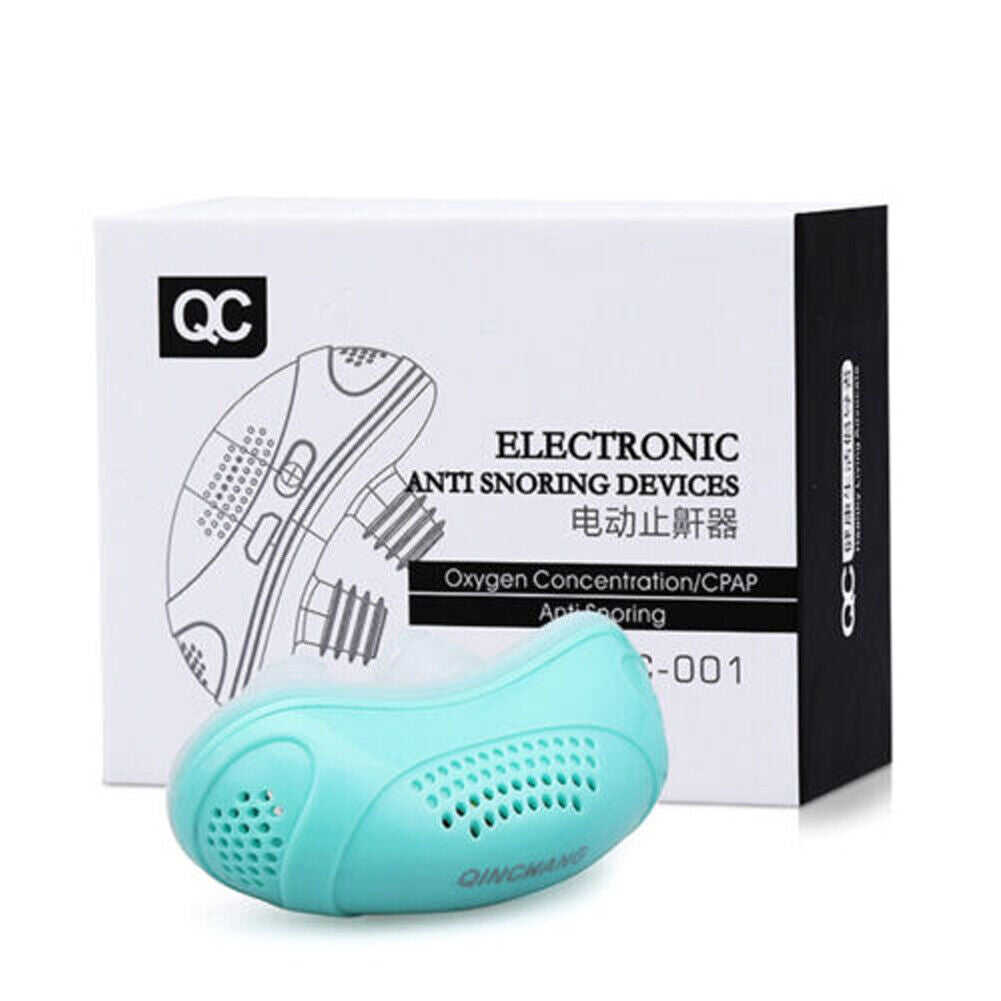US 2-4 Micro Mini Electric Snore Stopper CPAP Anti Snoring Apnea Stop Sleep Aid