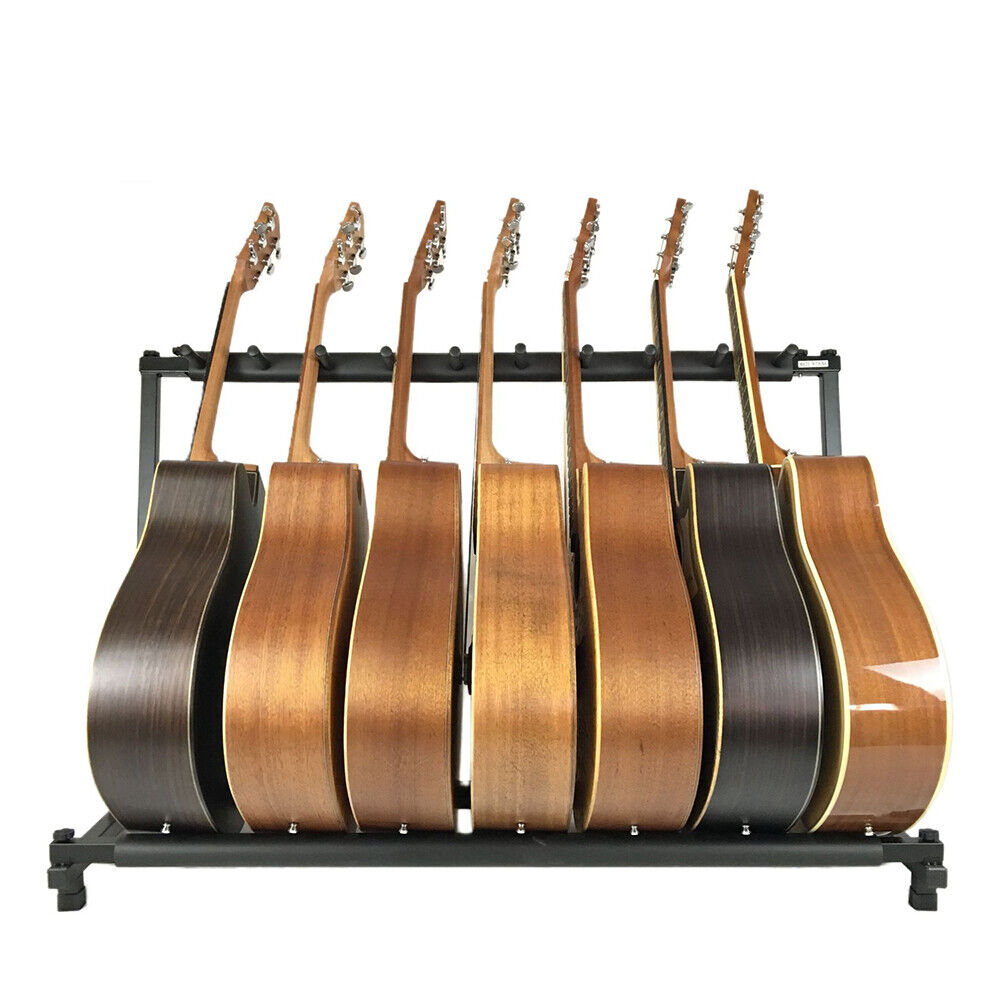 US3/5/7/9 Triple/Five/Seven Multiple Guitar Bass Stand Holder Stage Folding Rack