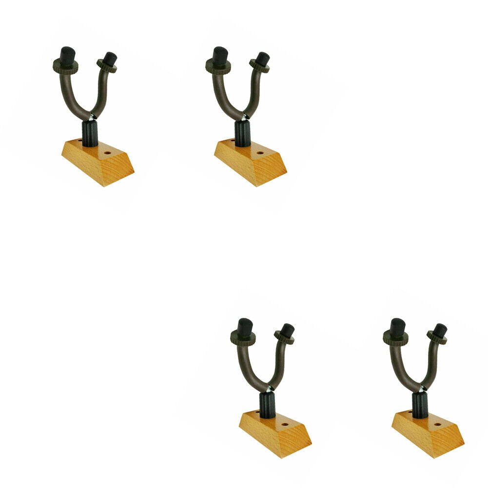 US 2-4 Pc Guitar Hanger Holder Stand Arm Rack Hook Wall Mount Instrument Display