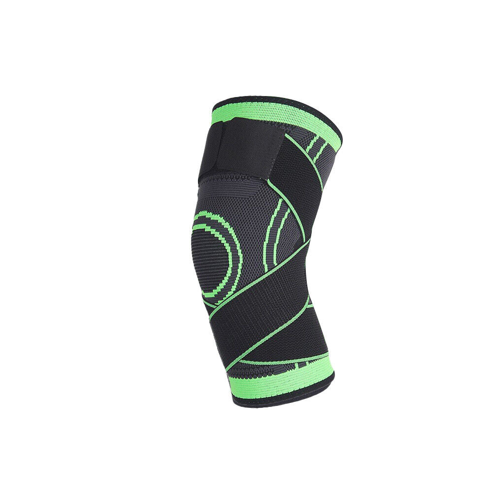US 1 Pair Knee Sleeve Compression Brace Support Pads Joint Pain Arthritis Wrap