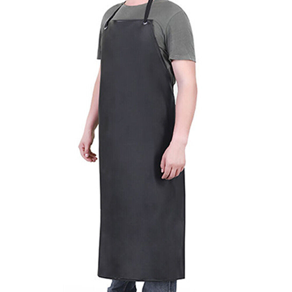 US Heavy Duty Vinyl Waterproof Apron Chemical Resistant PVC Industrial 42x29.5''